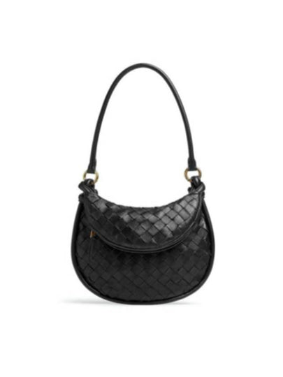 Intrecciato Gemelli Small Shoulder Bag Black - BOTTEGA VENETA - BALAAN 2