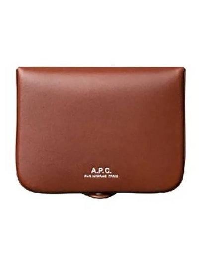 Josh Leather Coin Wallet Hazelnut - A.P.C. - BALAAN 2