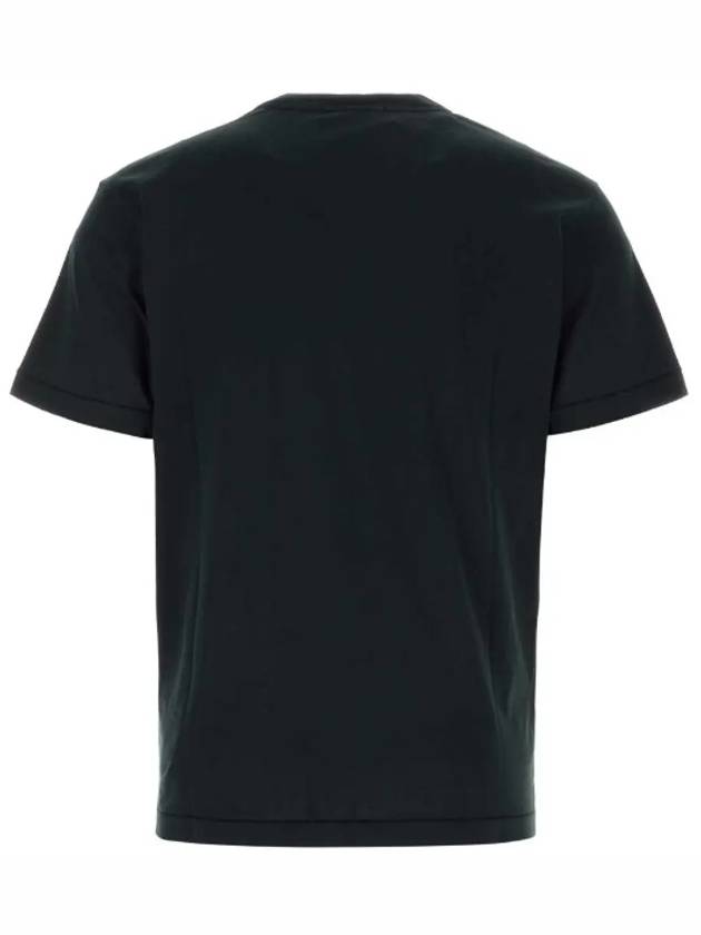 Logo Patch Short Sleeves T-Shirt Black - STONE ISLAND - BALAAN 3