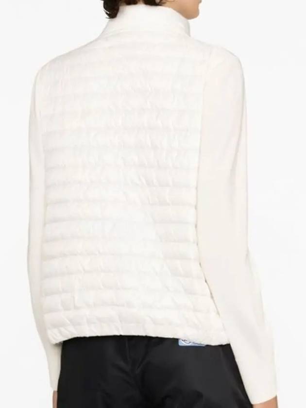 24 Women s Wool Zip up Padded Cardigan 9B00024 M1131 030 - MONCLER - BALAAN 4