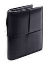 Slim Folder Half Wallet Black - BOTTEGA VENETA - BALAAN 4