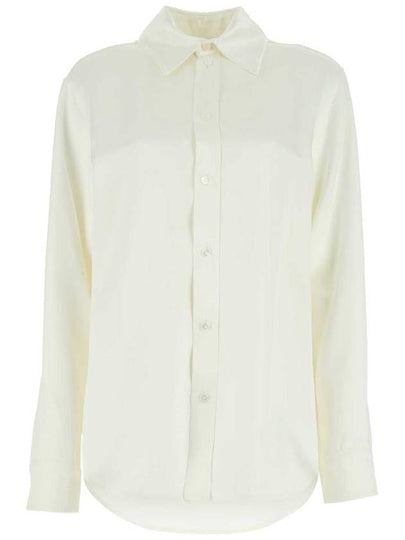 Silk Twill Shirt Ivory - BOTTEGA VENETA - BALAAN 2