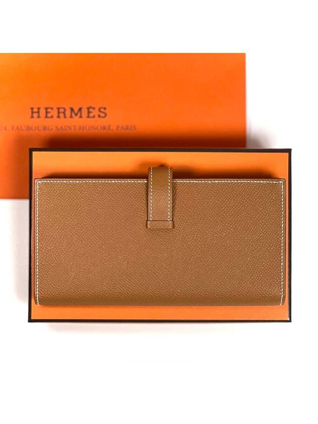 Bearn Long Wallet Brown - HERMES - BALAAN 5