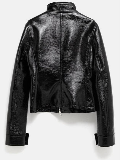 Zipped Vinyl Motorcycle Jacket - COURREGES - BALAAN 2