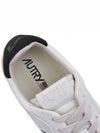 Dallas Black Tab Leather Low Top Sneakers White - AUTRY - BALAAN 8