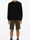 Diagonal Raised Fleece Sweatshirt Black - CP COMPANY - BALAAN 4