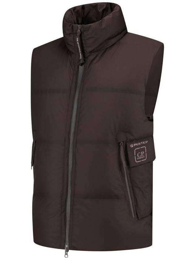 The Metropolis Series Pertex Down Vest Brown - CP COMPANY - BALAAN 3