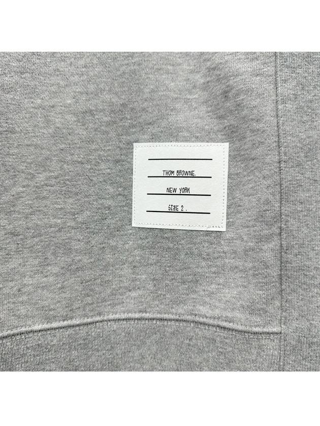 4 Bar Loopback Jersey Sweatshirt Light Grey - THOM BROWNE - BALAAN 5