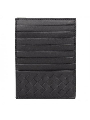 Intrecciato Card Holder Black - BOTTEGA VENETA - BALAAN.