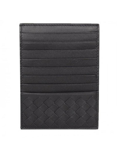 Intrecciato Card Wallet Black - BOTTEGA VENETA - BALAAN 1