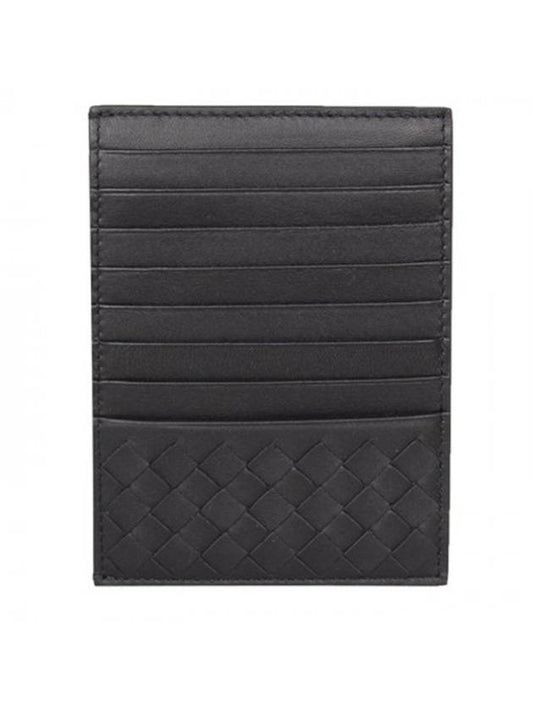 Intrecciato Card Holder Black - BOTTEGA VENETA - BALAAN.