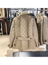 Frankby Quilted Jacket Beige - BURBERRY - BALAAN 5