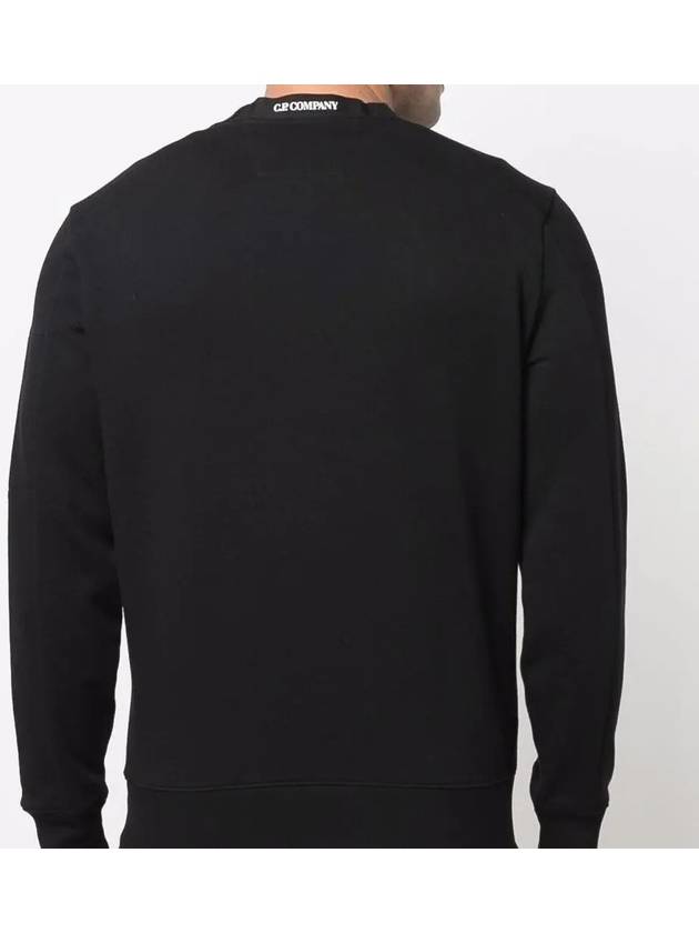 Diagonal Raised Sweatshirt Black - CP COMPANY - BALAAN 5