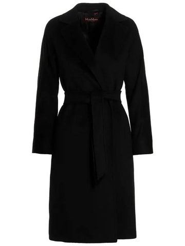 SUPERBO belted coat black 60161429 013 - MAX MARA - BALAAN 1