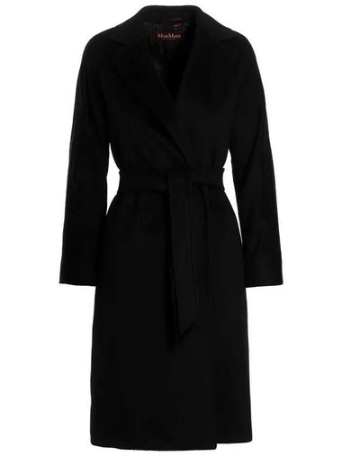 SUPERBO belted coat black 60161429 013 - MAX MARA - BALAAN 1