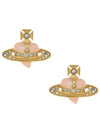 New Diamante Heart Earrings Gold - VIVIENNE WESTWOOD - BALAAN 2