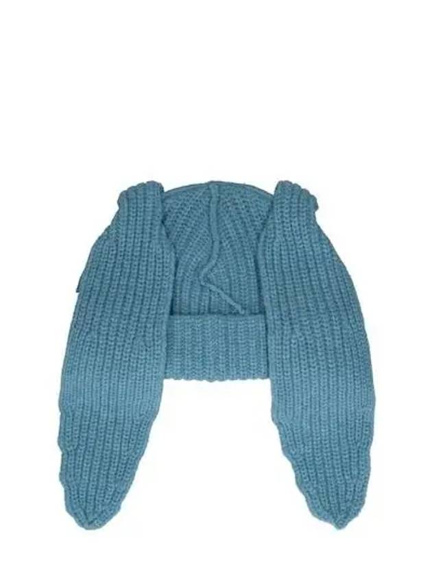 Charles Jeffrey Loverboy Chunky Rabbit Non Detachable Ear Beanie Blue CJLSS23CRB2 - CHARLES JEFFREY LOVERBOY - BALAAN 3