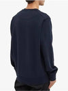 Wappen Patch Crew Neck Sweatshirt Navy - STONE ISLAND - BALAAN 4