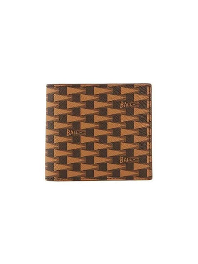 Men's Logo Pennant Bicycle Wallet Brown - BALLY - BALAAN 2