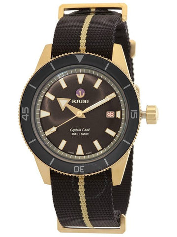 Rado Captain Cook Automatic Brown Dial Men's Watch R32504307 - RADO - BALAAN 1