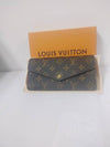 Sarah Monogram Long Wallet Brown Red - LOUIS VUITTON - BALAAN.