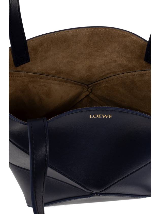 Loewe Puzzle Mini Shopper Bag, Women's, Navy Blue - LOEWE - BALAAN 5