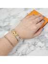 Clic H Bracelet Rose Gold & Marron Glace - HERMES - BALAAN 11