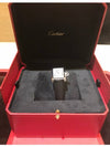 Women s Tank Must Small Leather Watch Silver Black - CARTIER - BALAAN 3