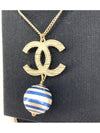 blue stripe necklace - CHANEL - BALAAN 6