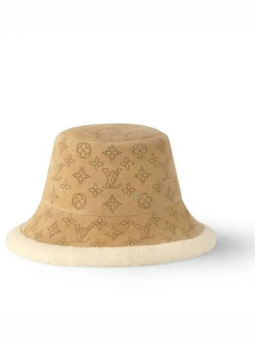 Cozygram Bucket Hat Beige - LOUIS VUITTON - BALAAN 1