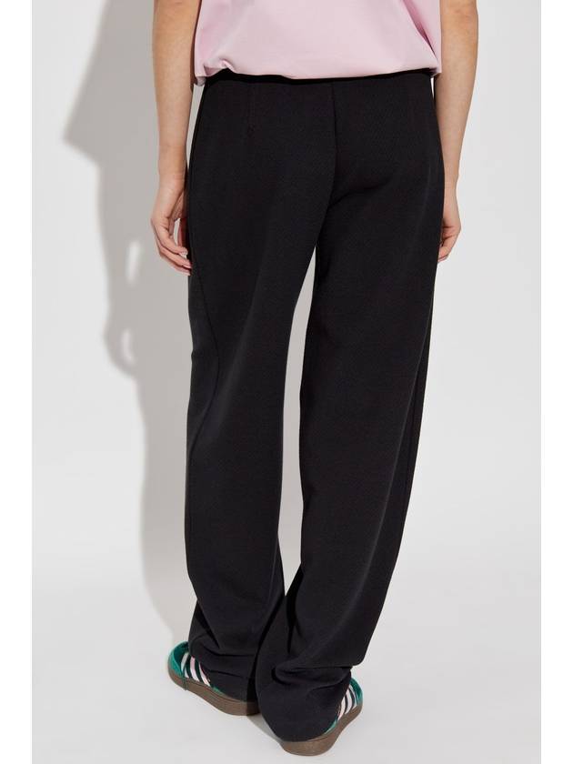 Emporio Armani Trousers With Tapered Legs, Women's, Black - EMPORIO ARMANI - BALAAN 4