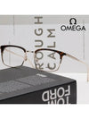 Glasses frame OM5010H 052 lower gold frame retro - OMEGA - BALAAN 2