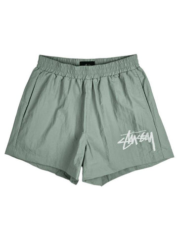 Graffiti Short Wash Green - STUSSY - BALAAN 1