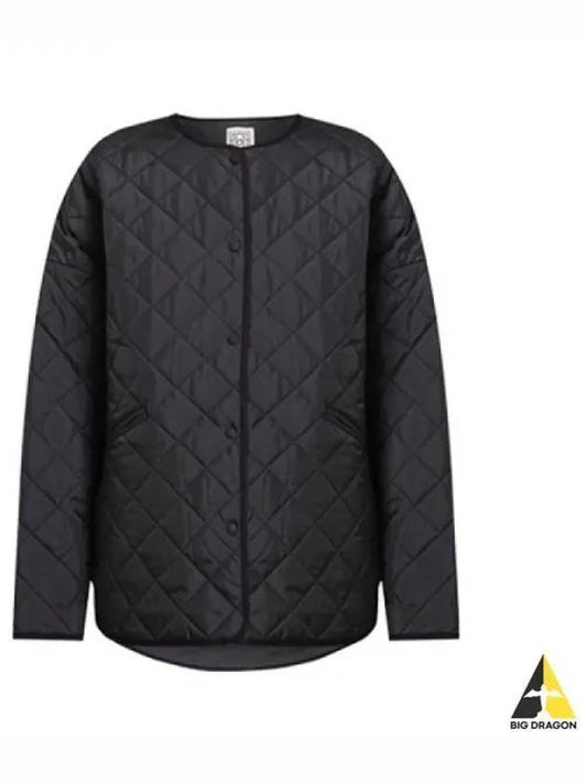 Toteme Women s Casual Quilted Jacket Black 211177732 - TOTEME - BALAAN 1
