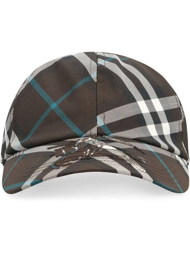 Check Ball Cap Green - BURBERRY - BALAAN 3