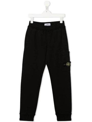 Stretch Nylon Badge Cargo Straight Pants Black - STONE ISLAND - BALAAN 1