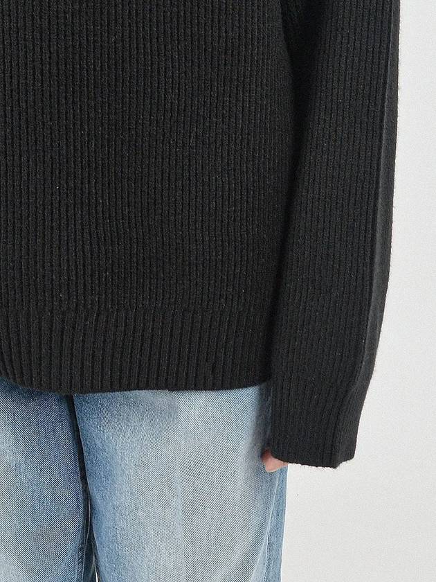 Modal Knit Half Zip up Black - CHANCE'S NOI - BALAAN 4