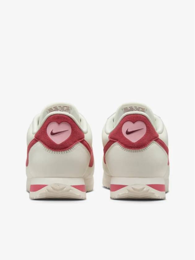 Cortez Valentine's Day Low Top Sneakers White Pink - NIKE - BALAAN 7