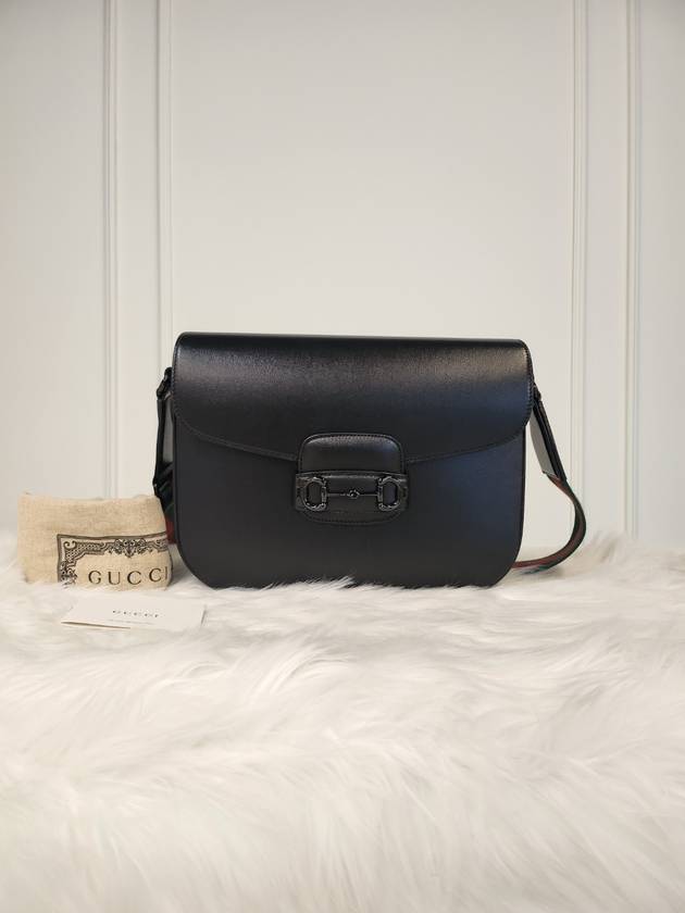 Women s 1955 Horsebit Shoulder Bag Black 700457 Condition - GUCCI - BALAAN 2