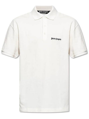 PALM ANGELS CLASSIC LOGO EMB POLO S/S - PALM ANGELS - BALAAN 1