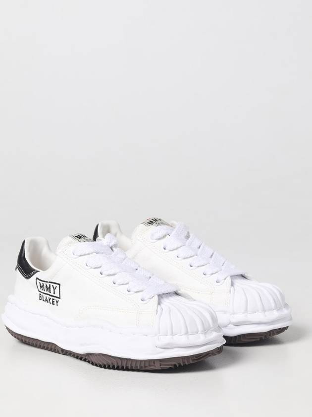 Blakey OG Sole Canvas Low Top Sneakers White - MAISON MIHARA YASUHIRO - BALAAN 3