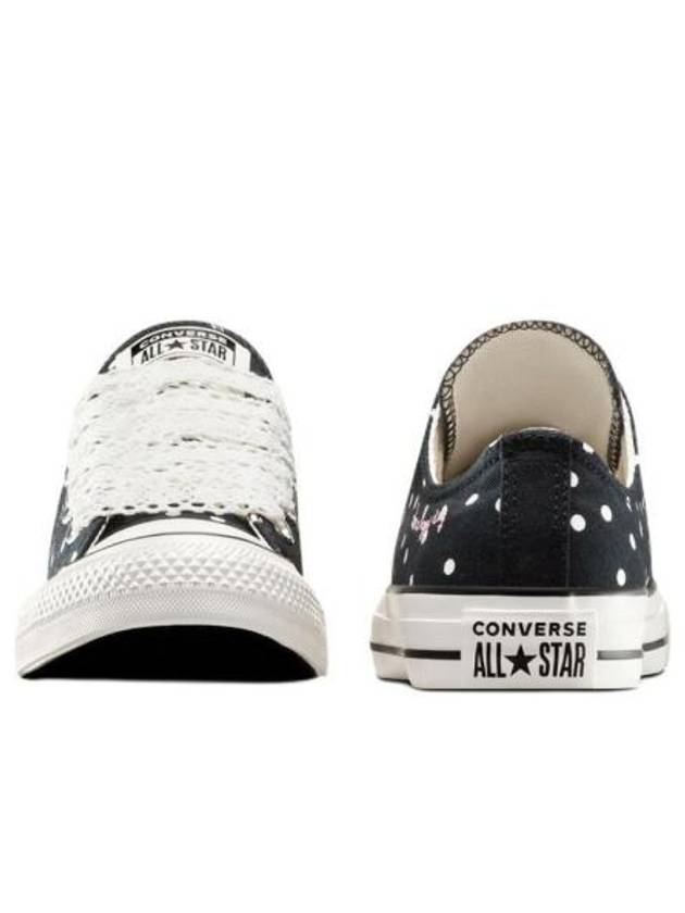 Chuck Taylor All Star Polka Dot Low Top Sneakers Black - CONVERSE - BALAAN 3