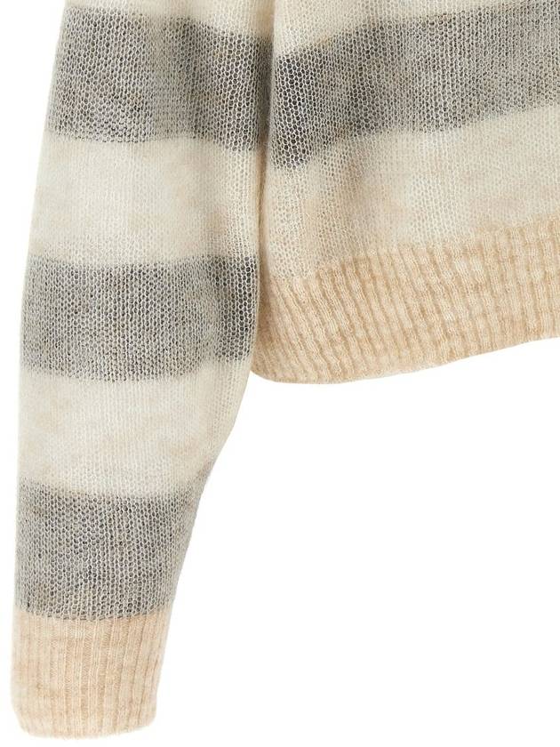 Brunello Cucinelli Striped Cardigan - BRUNELLO CUCINELLI - BALAAN 4