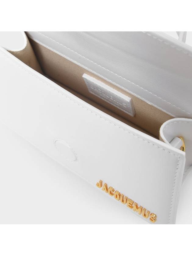 Le Bambino Gold Hardware Logo Mini Tote Bag White - JACQUEMUS - BALAAN 5