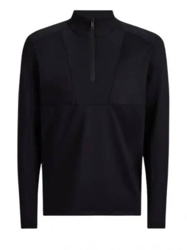 GFORE DOUBLE KNIT QUARTER ZIP GMM000021 ONYX Men s Pullover - G/FORE - BALAAN 1