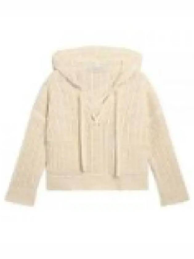 Women's Papyrus Colored Cotton Hoodie Beige - GOLDEN GOOSE - BALAAN 2