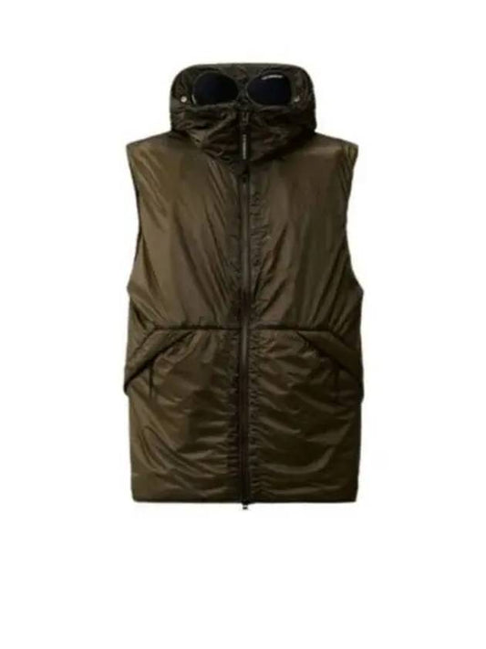 Nada Shell Goggle Vest Green - CP COMPANY - BALAAN 2