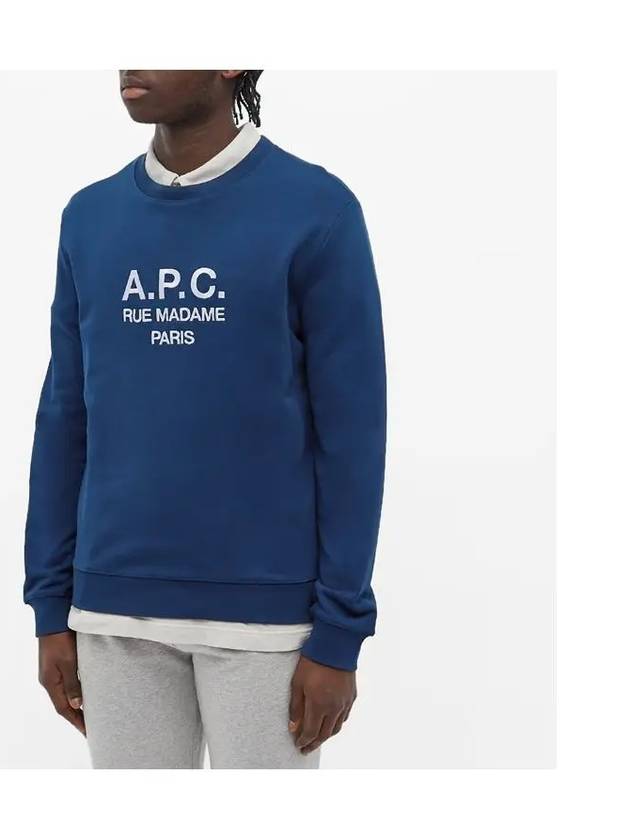 Men's Rufus Sweatshirt Navy - A.P.C. - BALAAN 5