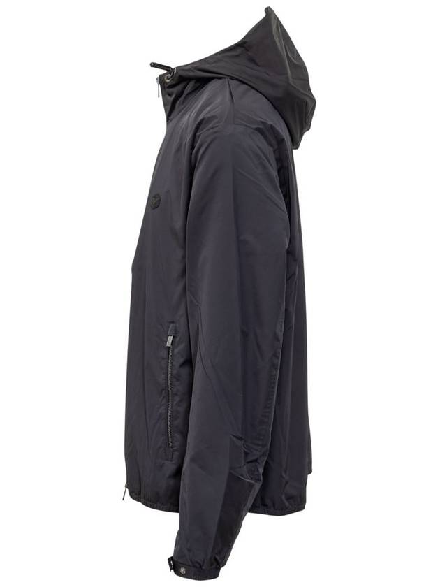 Men's Hooded Jacket Navy - EMPORIO ARMANI - BALAAN 4