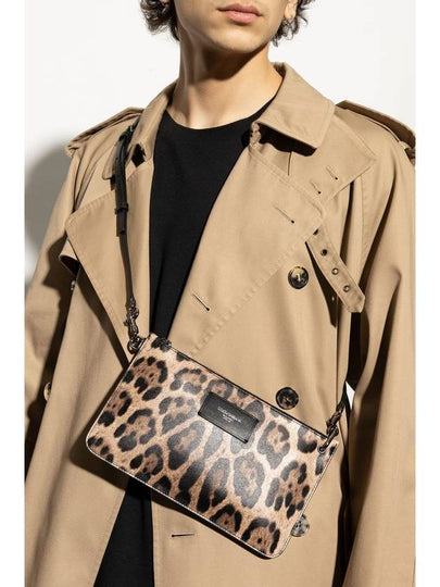 Dolce & Gabbana Animal Print Shoulder Bag, Men's, Brown - DOLCE&GABBANA - BALAAN 2